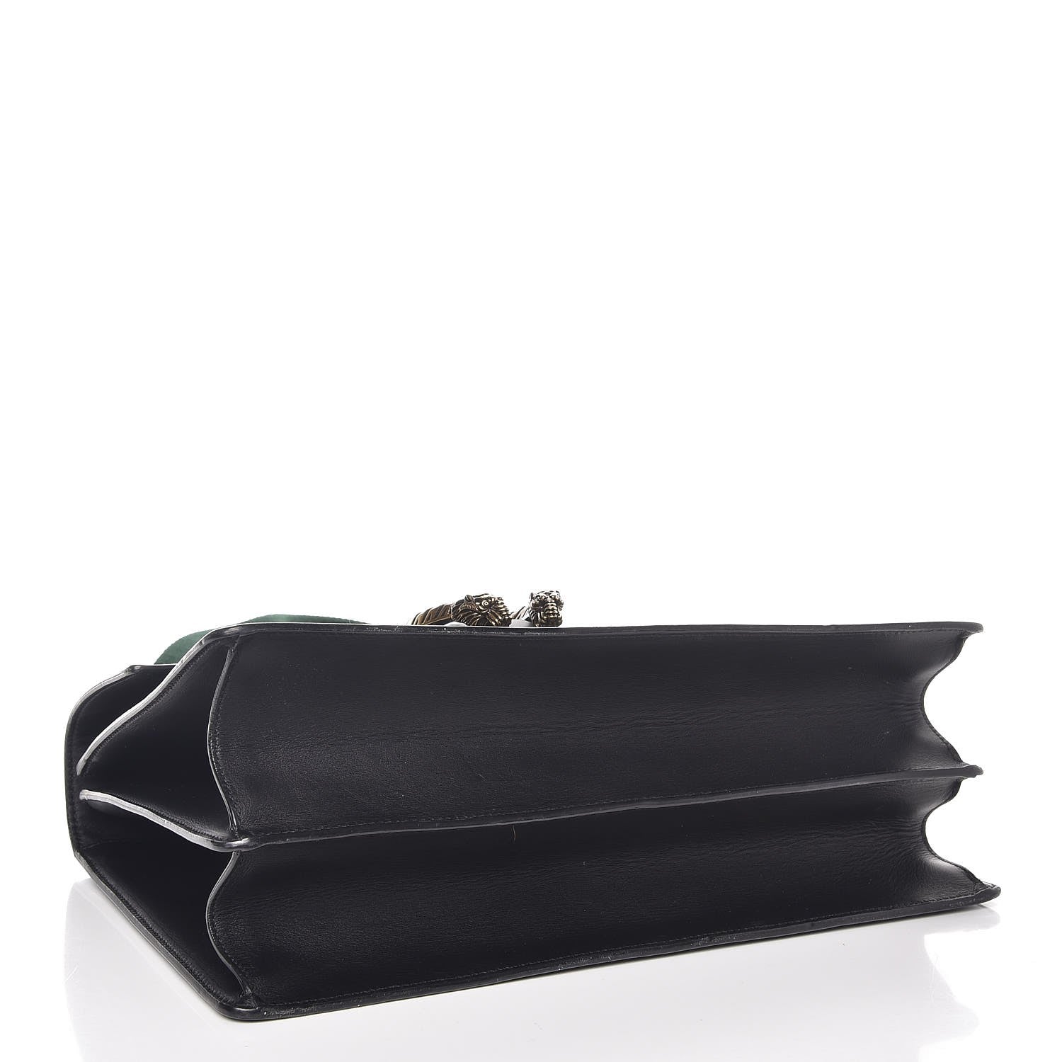 Gucci Moon Calfskin Web Large Dionysus Bamboo Top Handle Bag Black 7 of 15