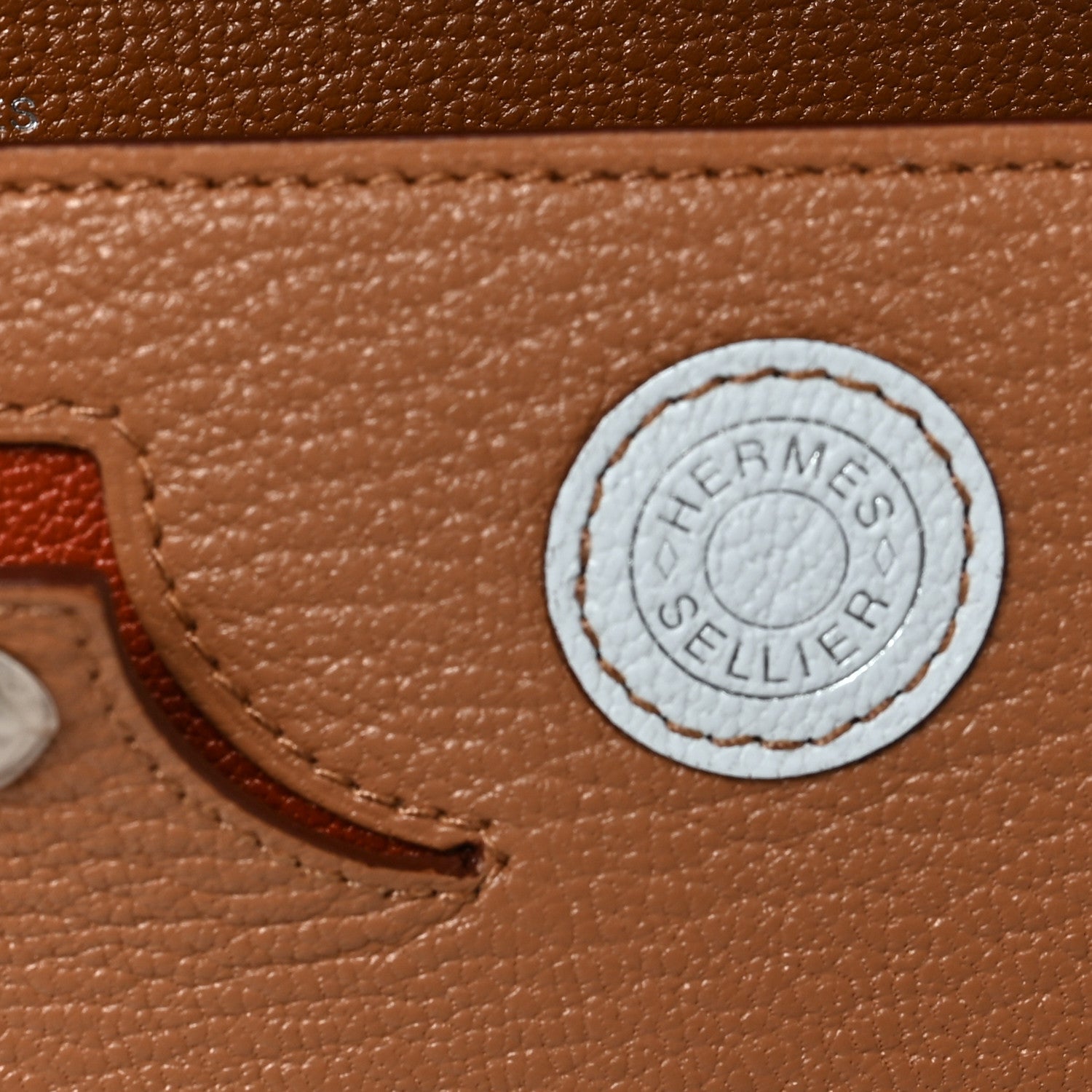 Hermes Chevre Mysore In-The-Loop Wink Glasses Case Quebracho Cuivre 7 of 7