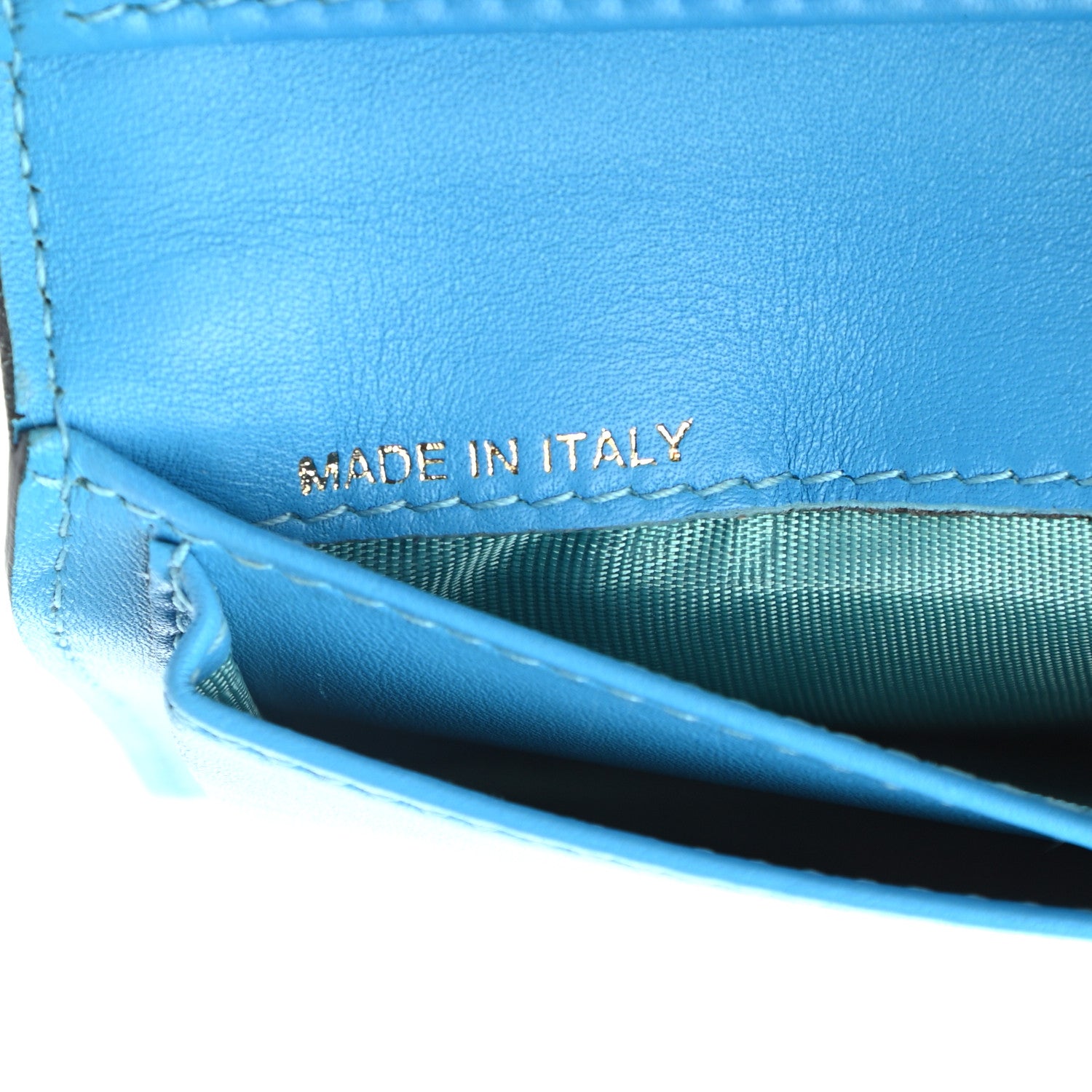 Valentino Garavani Vitello Rockstud Flip Lock Wristlet Wallet Parrot 6 of 11