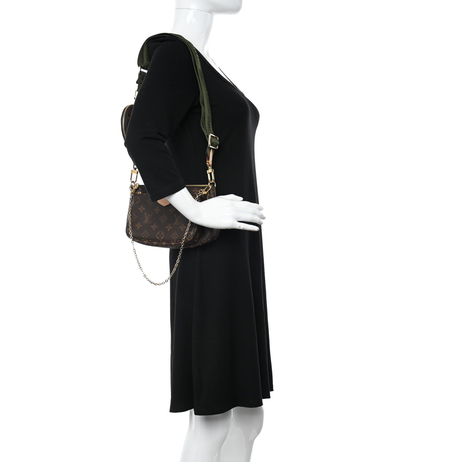 Louis Vuitton Monogram Multi Pochette Accessories Kaki 2 of 13