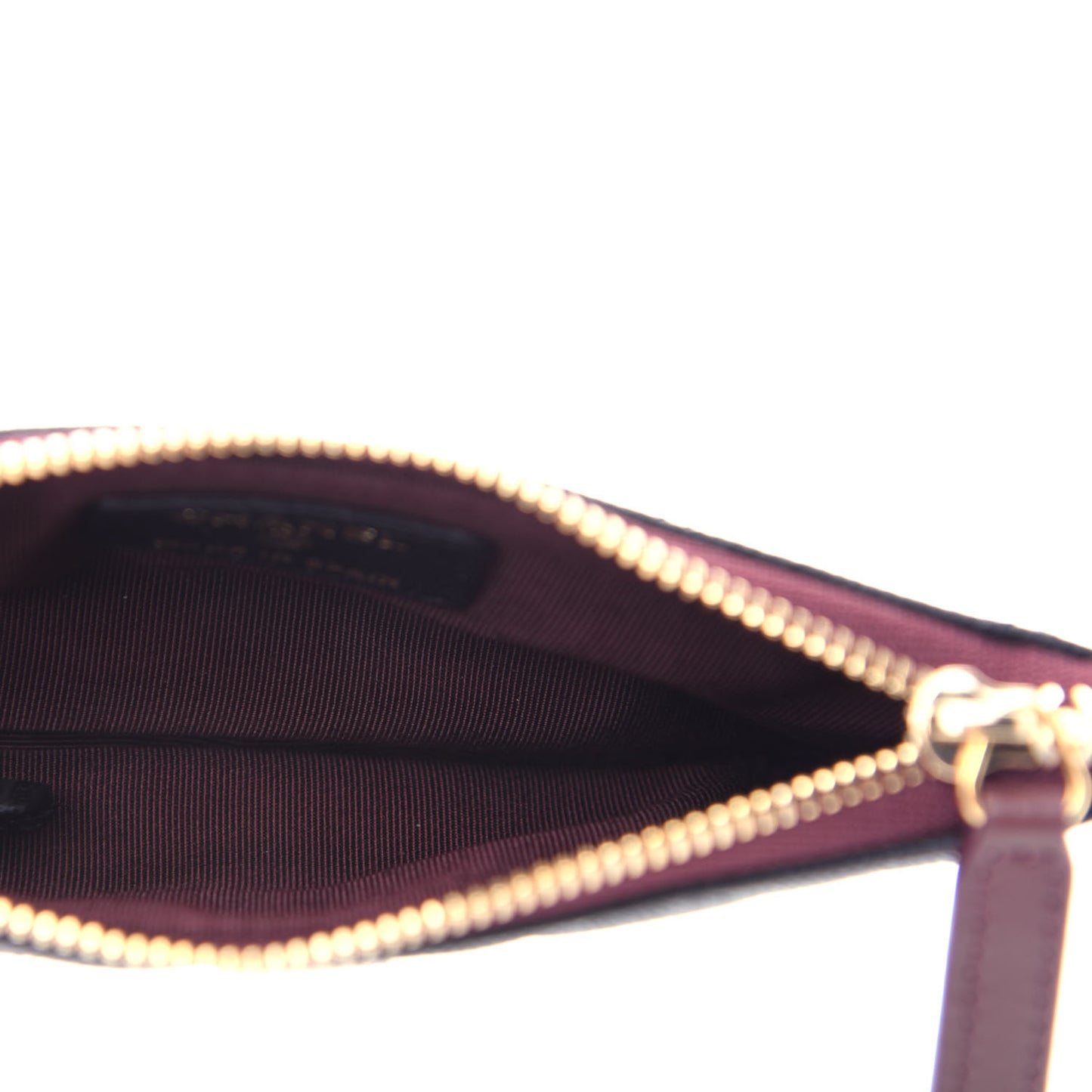 Caviar Quilted Small Cosmetic Case Black