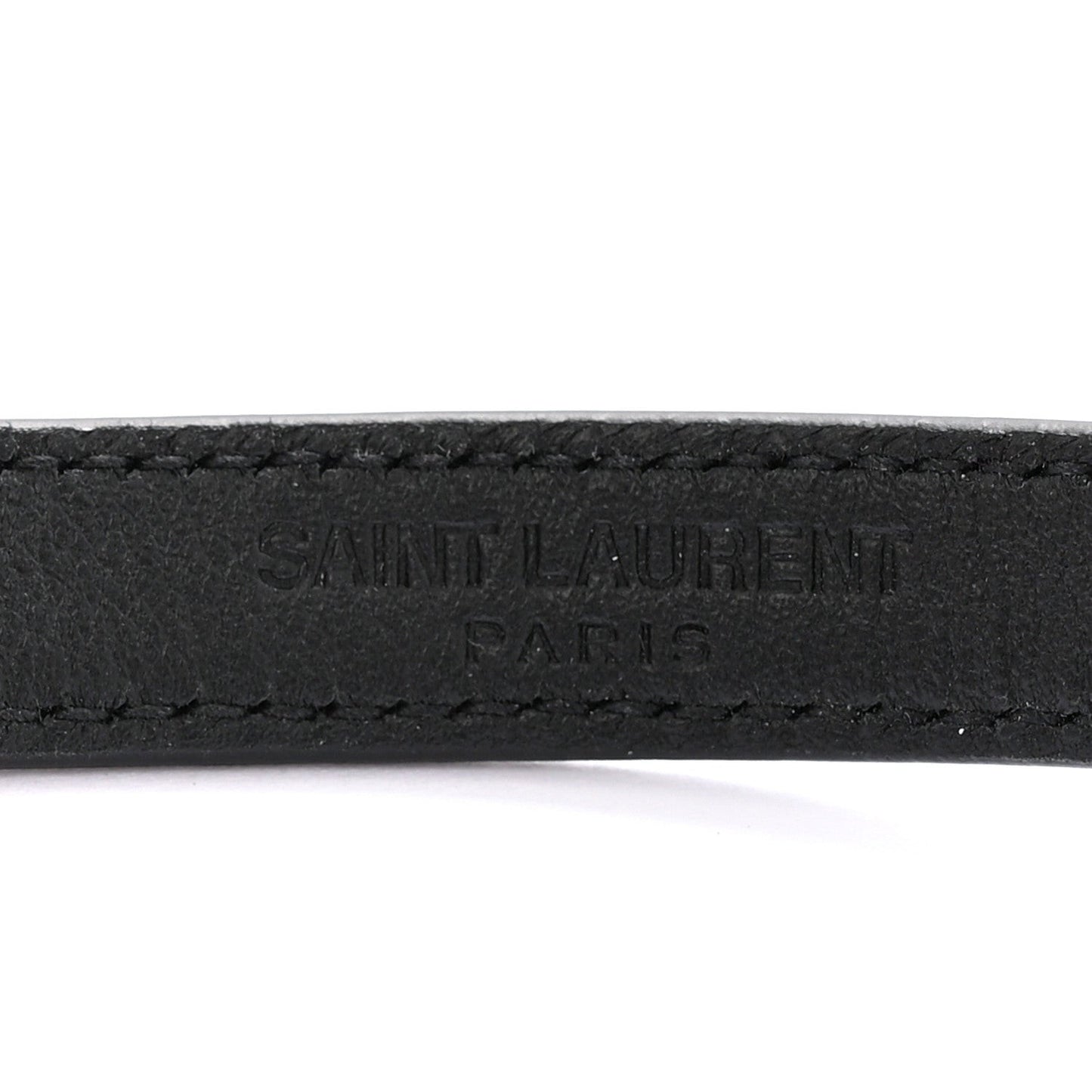 Calfskin Opyum Double Wrap Bracelet Black