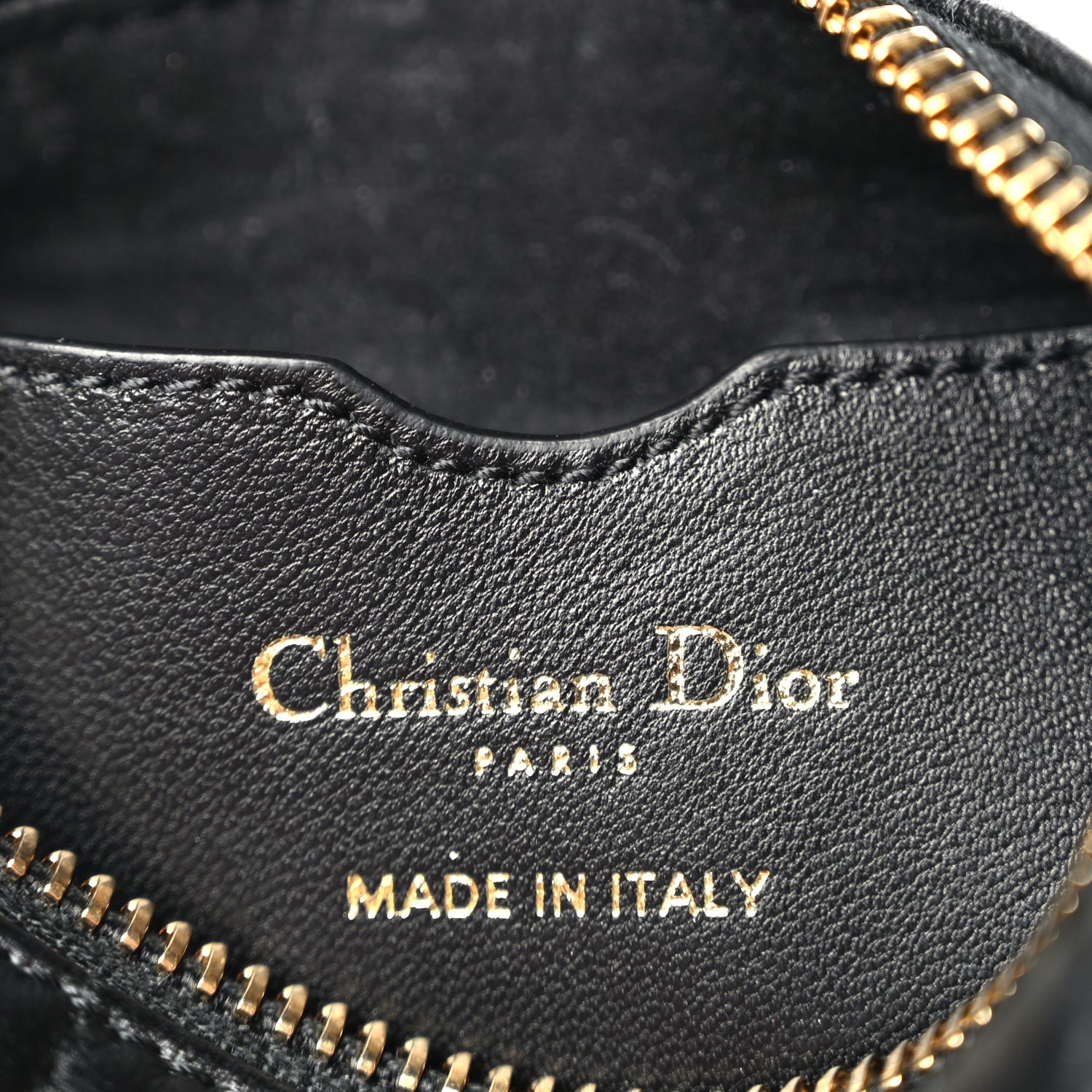 Christian Dior Lambskin Cannage Micro Dior Vibe Hobo Bag Black 5 of 8