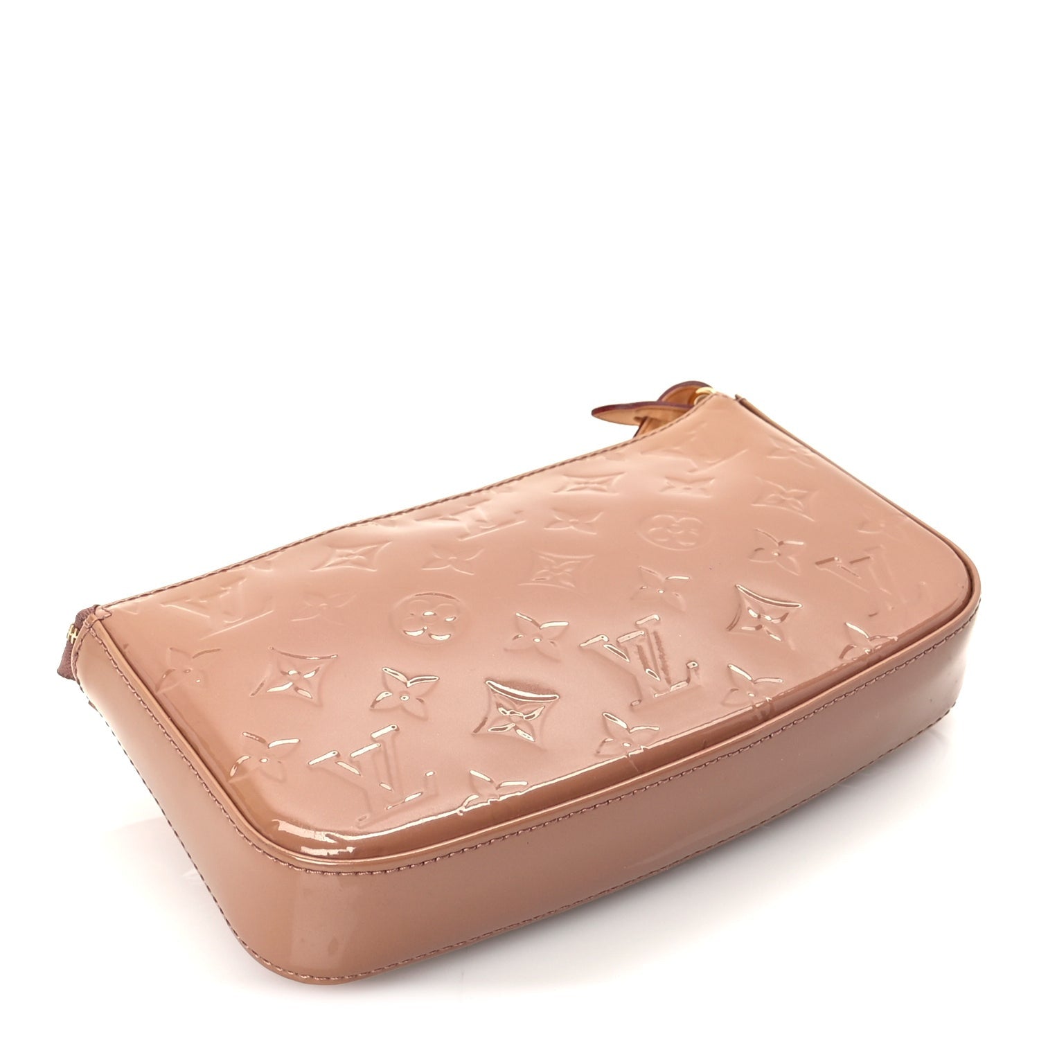 Louis Vuitton Vernis Pochette Accessories NM Rose Velours 3 of 8