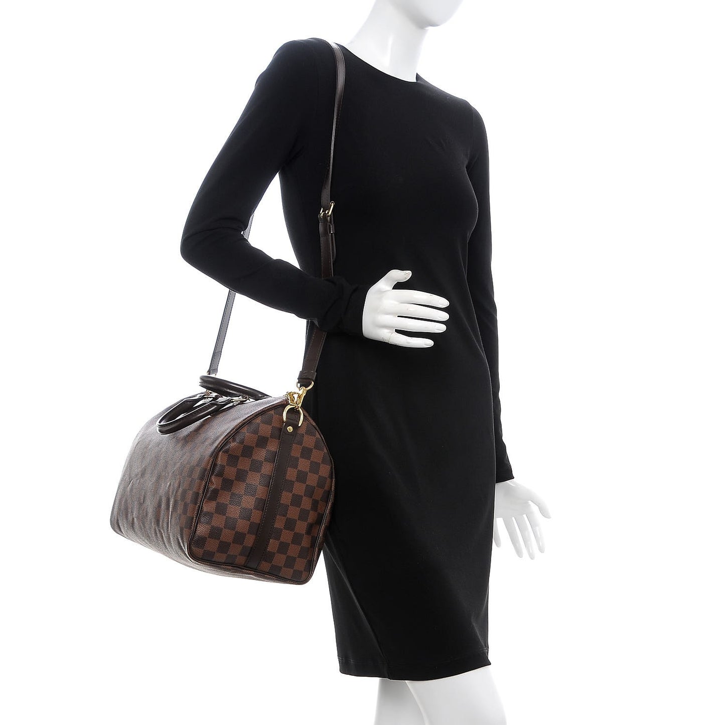 Damier Ebene Speedy Bandouliere 35