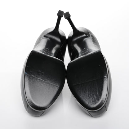 Saint Laurent Vernigolf Tribute Two 80 Platform Pumps 38 Black 5 of 7