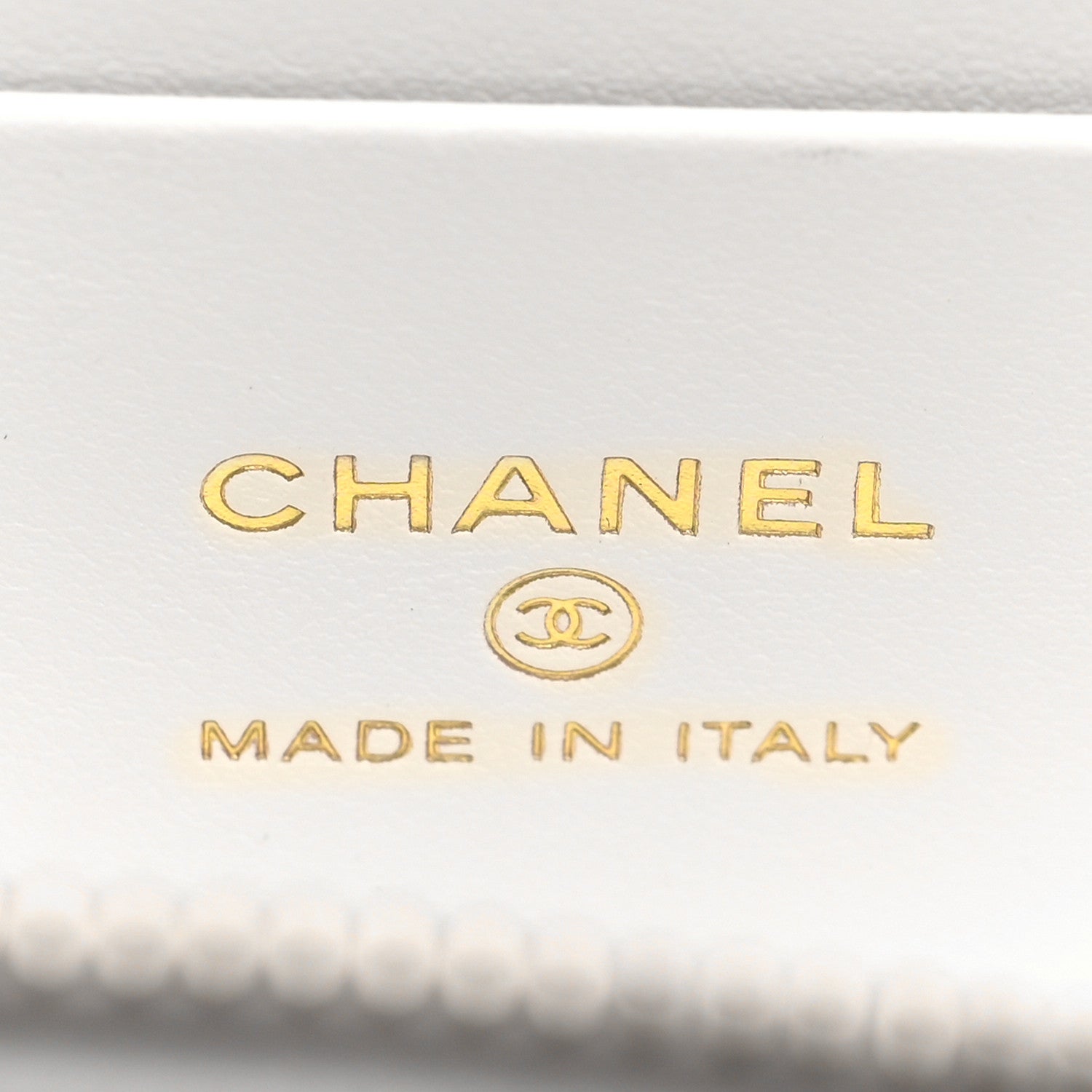 Chanel Caviar Quilted Small Vanity Case With Chain White 7 of 11