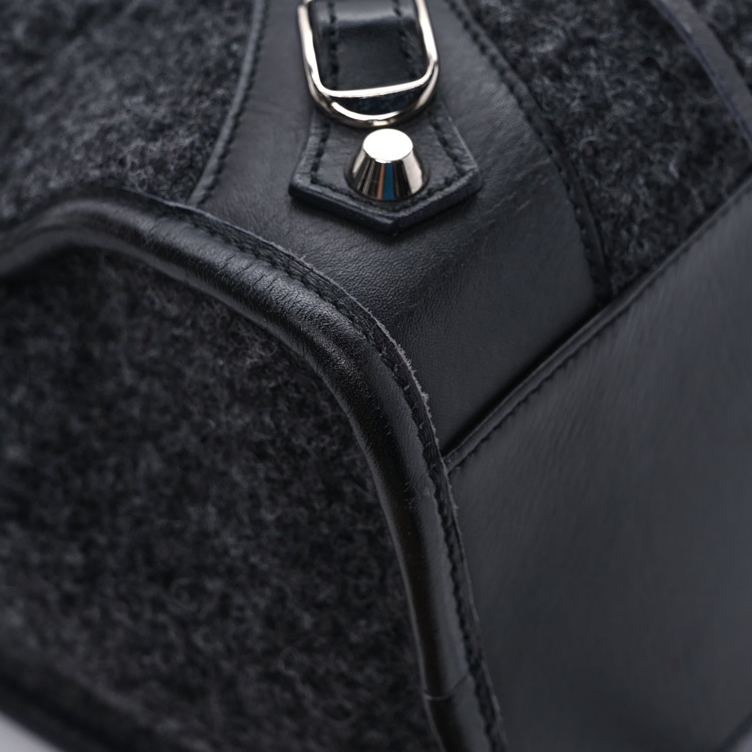 Balenciaga Alpaca Calfskin Classic Silver Hardware City Black 10 of 11