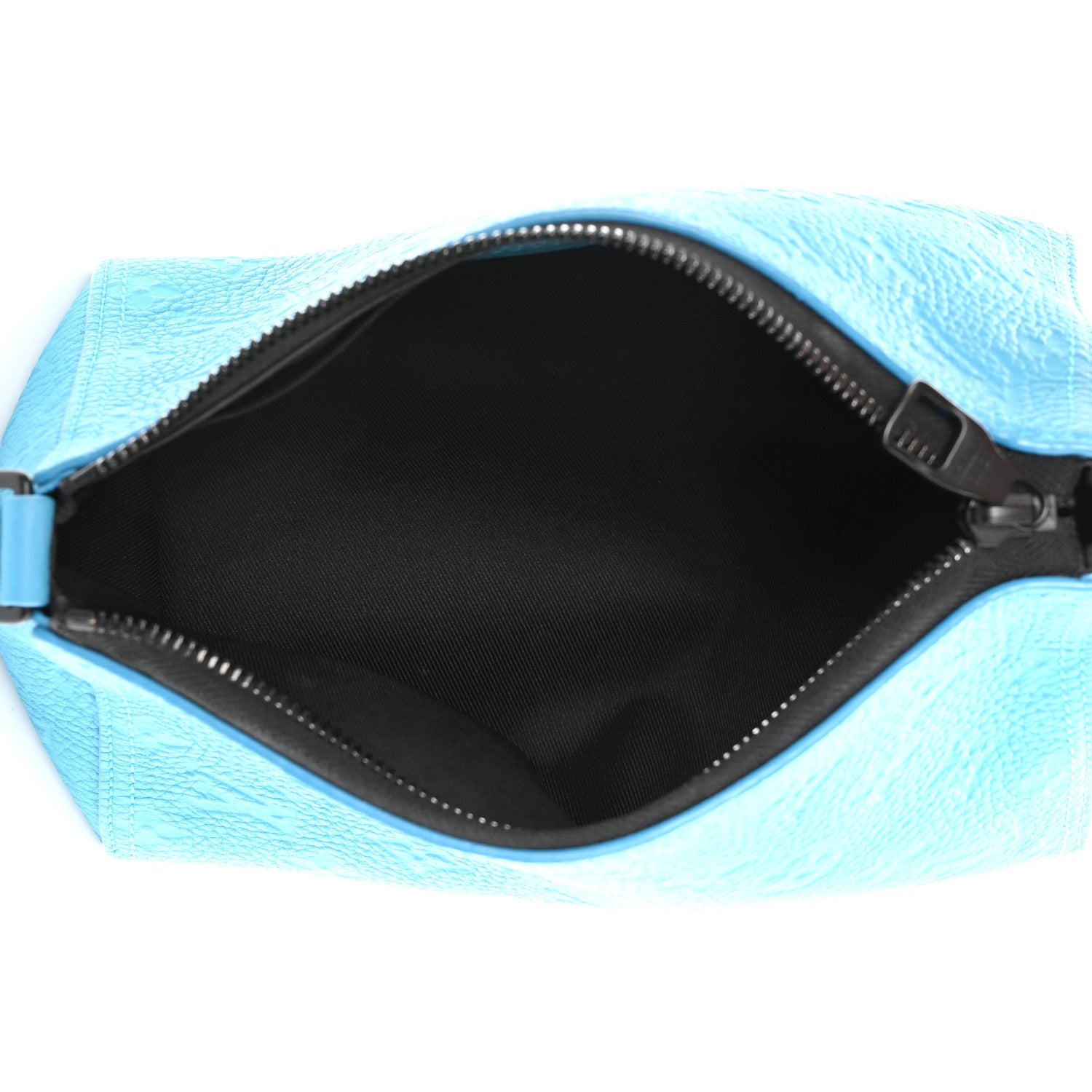 Louis Vuitton Taurillon Monogram Triangle Messenger Turquoise 5 of 11