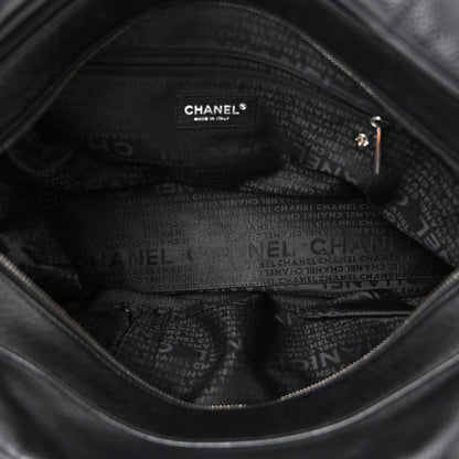 Chanel Caviar Square Stitched Large Satchel Black 5 of 10