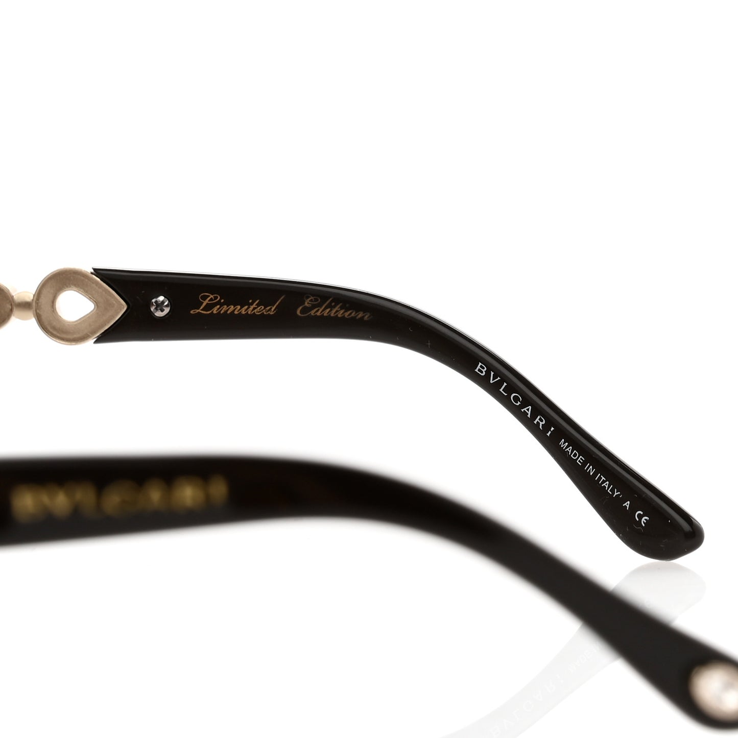 BVLGARI Crystal Flower 6059-B Sunglasses Brown