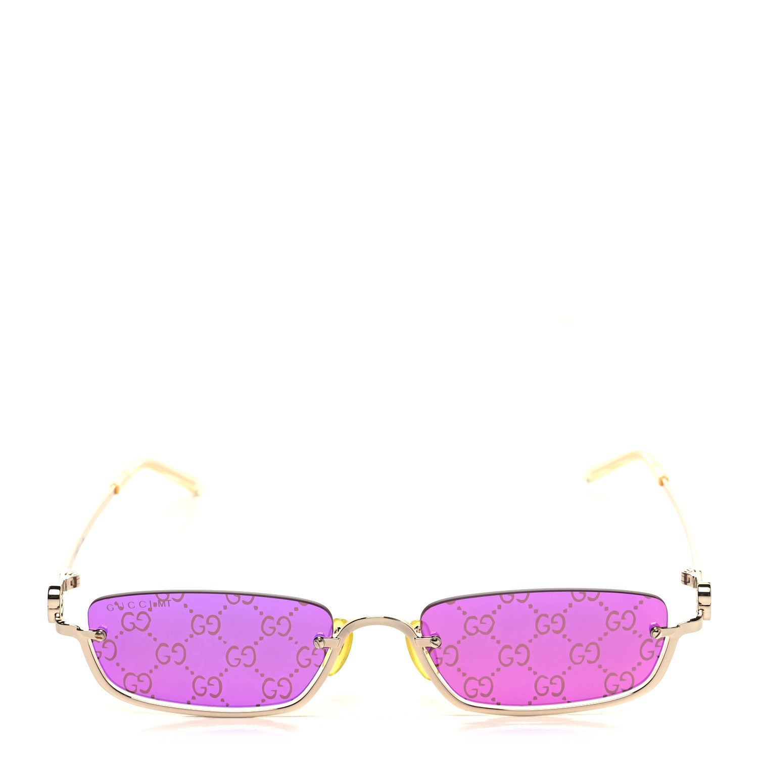 Gucci Metal Rectangular Frame Sunglasses GG1278S Purple 2 of 8