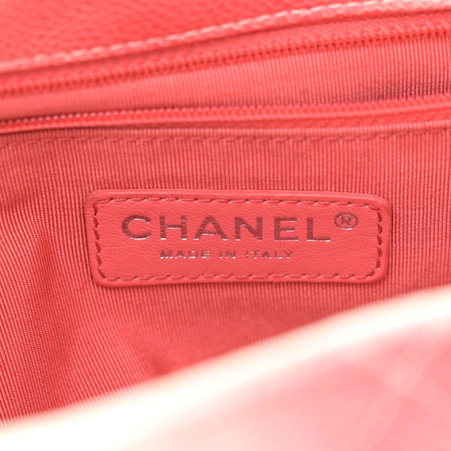 Chanel Caviar Quilted Ombre Medium Single Flap White Rose Pink 7 of 11