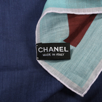 Chanel Cotton CC Cambon Logo Scarf Multicolor 3 of 3