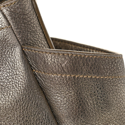 Prada Metallic Vitello Daino Side Pocket Hobo Bronze 11 of 11