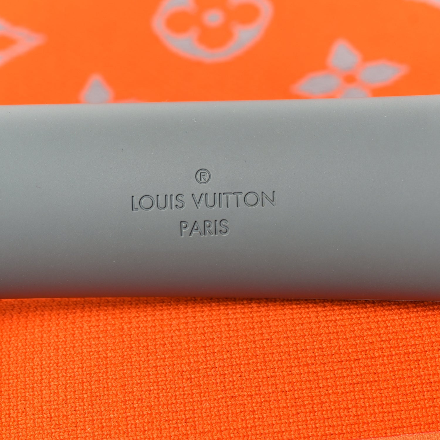 Louis Vuitton Knit Monogram Horizon Soft Duffle 55  Orange 5 of 8