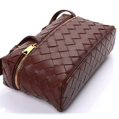 Bottega Veneta Calfskin Intrecciato Bang Bang Vanity Case Wood 8 of 8