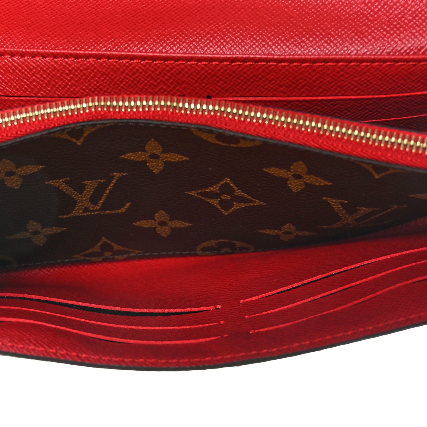 Monogram Sarah Retiro Wallet Cherry