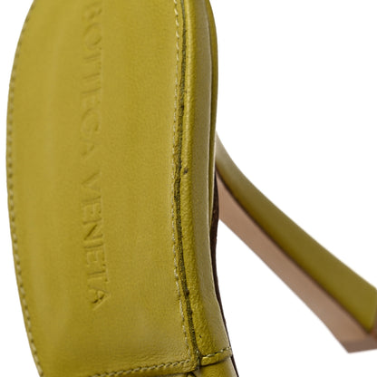 Bottega Veneta Nappa Maxi Intrecciato Lido 90mm Mule Sandals 35.5 Acid 8 of 9