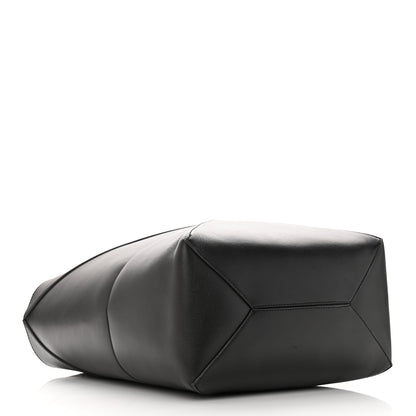 Loewe Shiny Calfskin Medium Puzzle Fold Tote Black 4 of 14