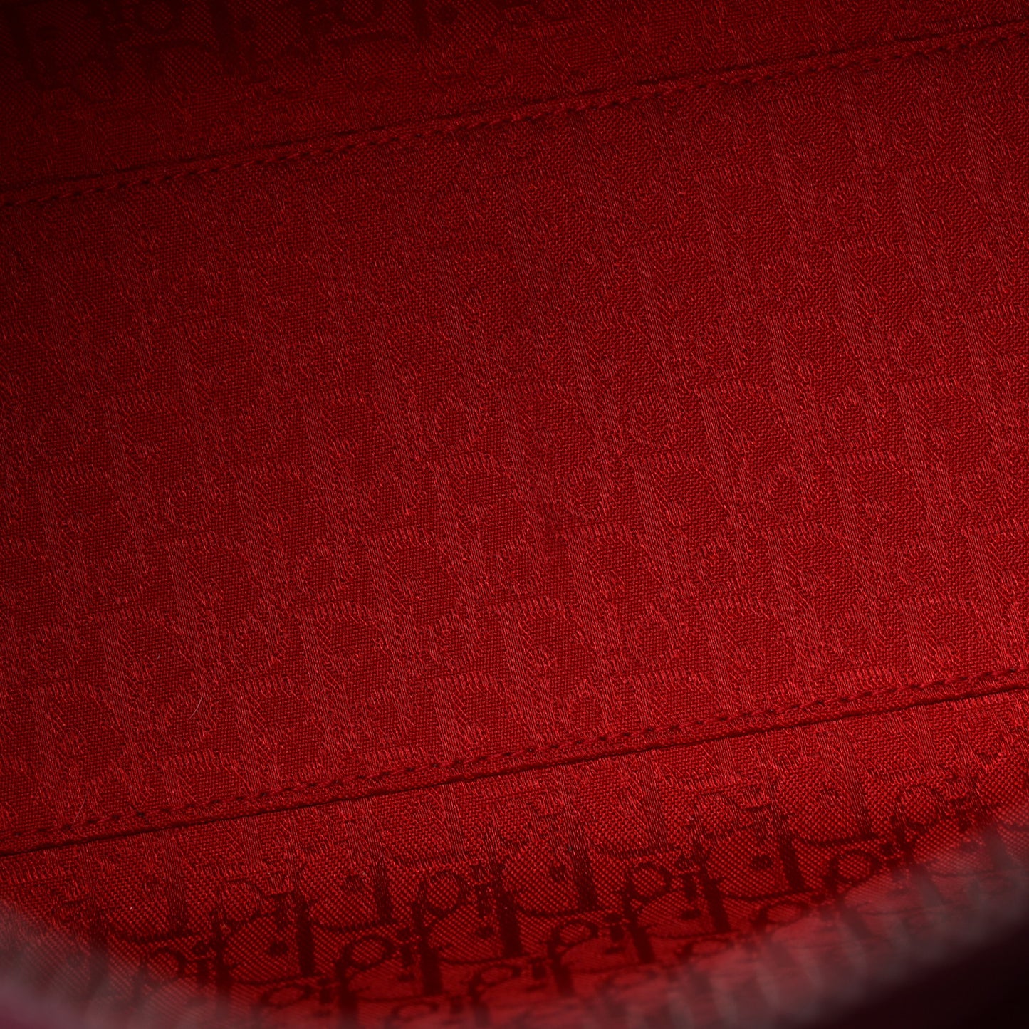 Lambskin Cannage Large Lady Dior Burgundy
