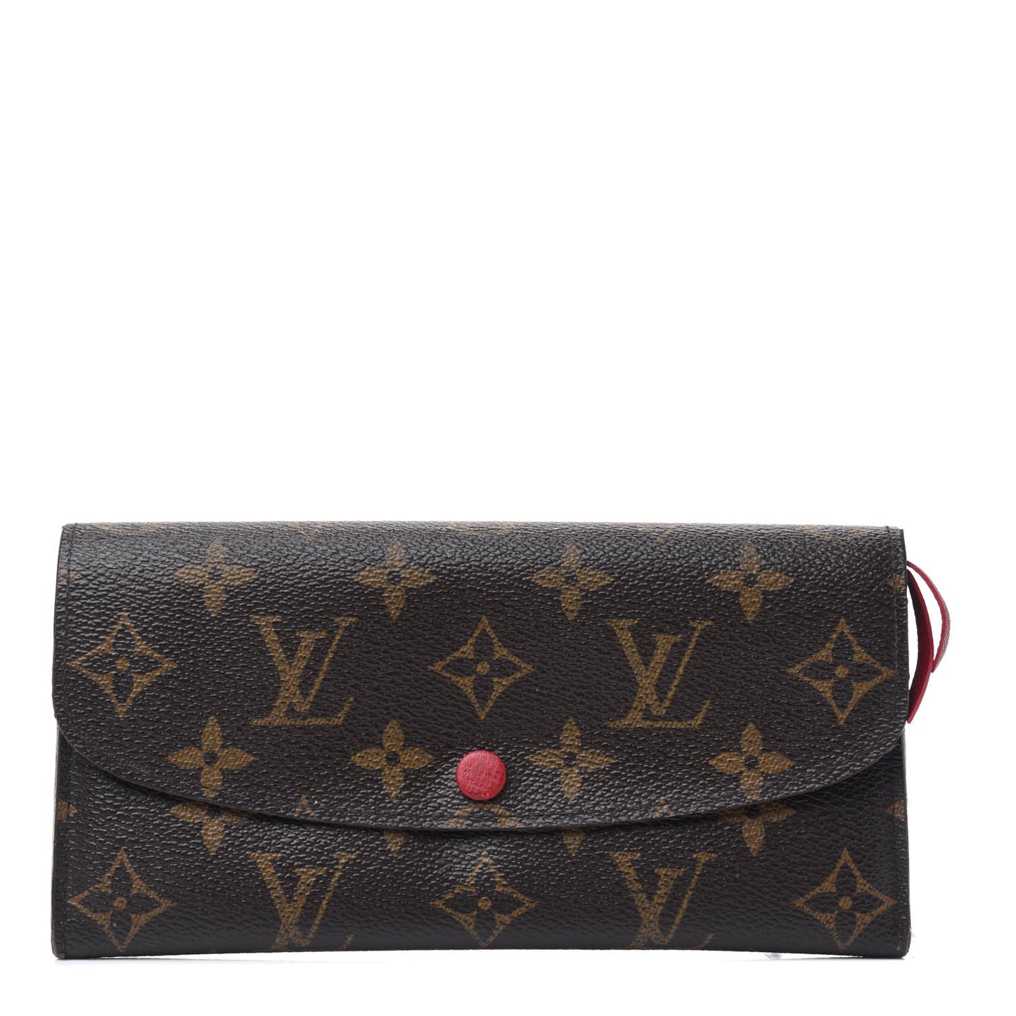Monogram Emilie Wallet Red