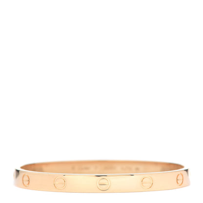 Cartier 18K Yellow Gold LOVE Bracelet 17 1 of 8
