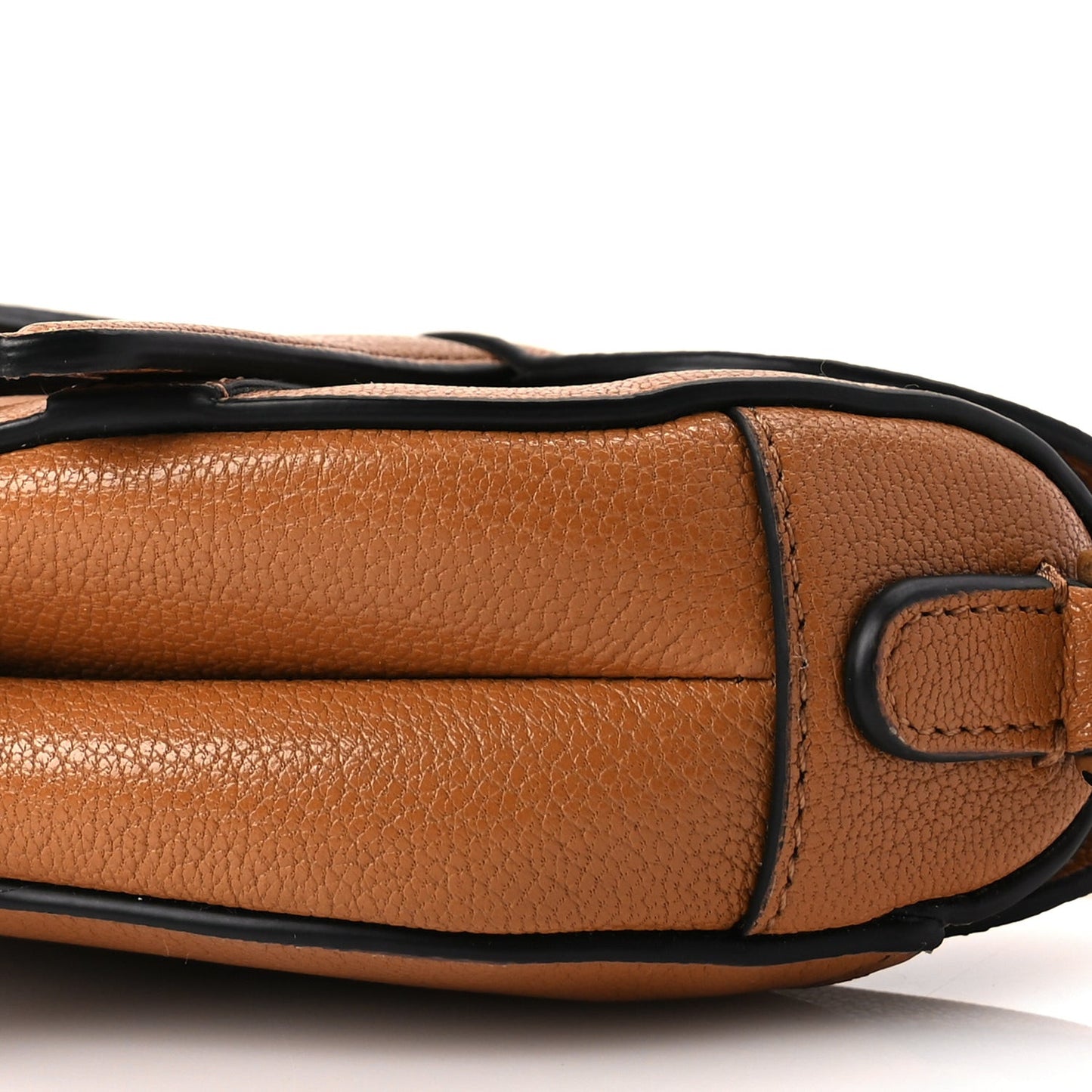 Goatskin Micro Saddle Bag Camello