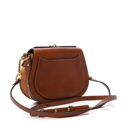 Chloe Calfskin Suede Small Nile Bracelet Bag Caramel 3 of 10
