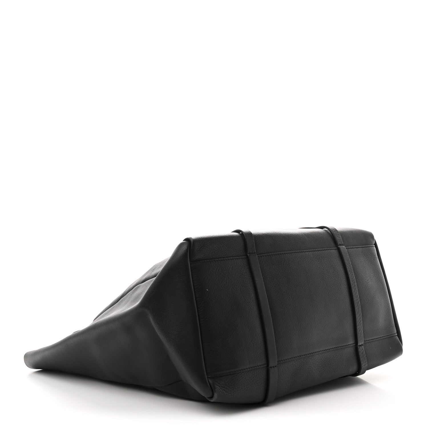 Balenciaga Veau Baltimore Double Sided Medium Everyday Tote Black Purple 5 of 13