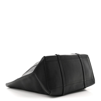 Balenciaga Veau Baltimore Double Sided Medium Everyday Tote Black Purple 5 of 13