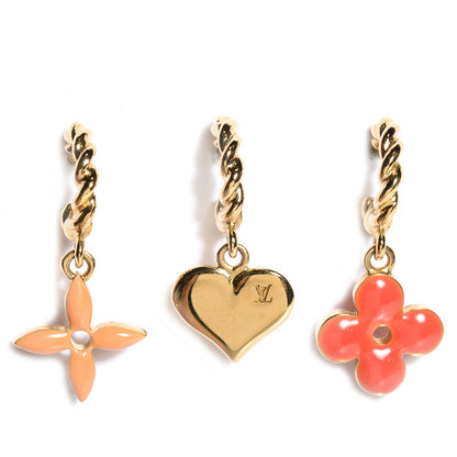 Louis Vuitton Sweet Monogram Earrings Gold 1 of 3