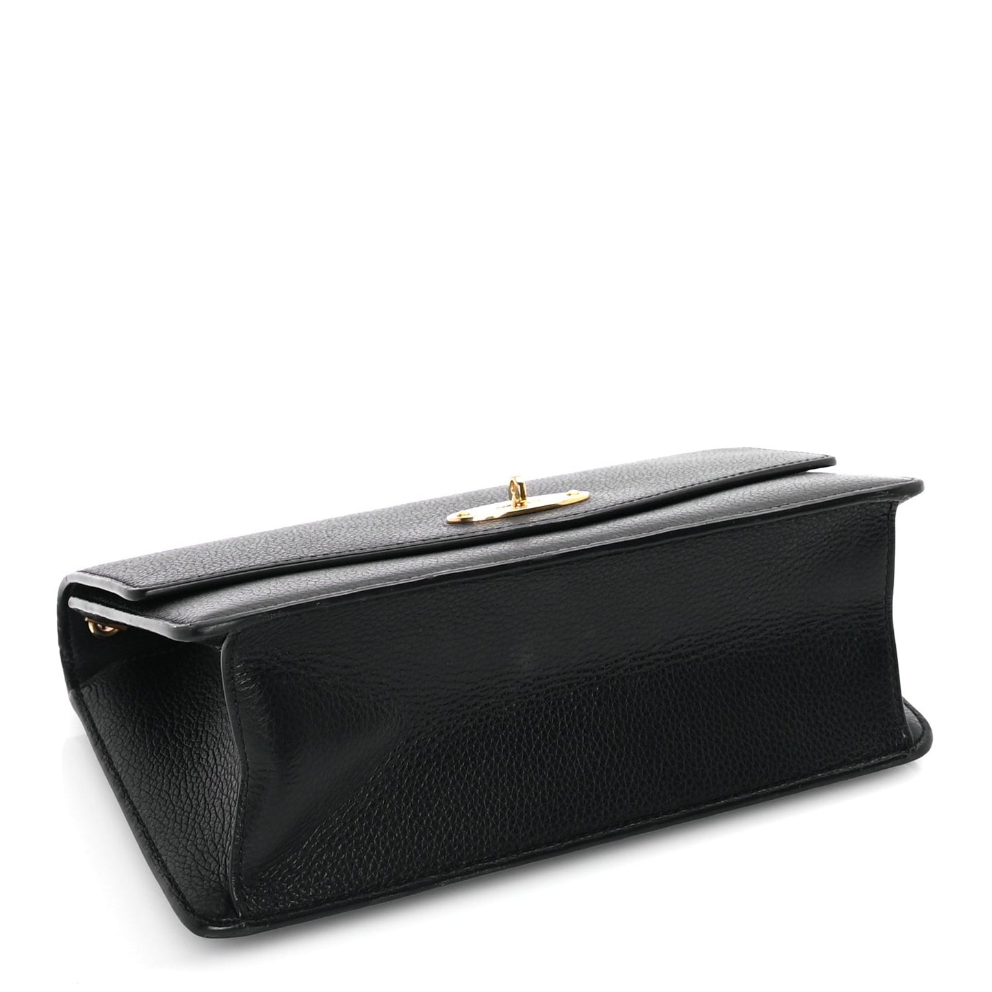 Small Classic Grain Calfskin Medium Darley  Black