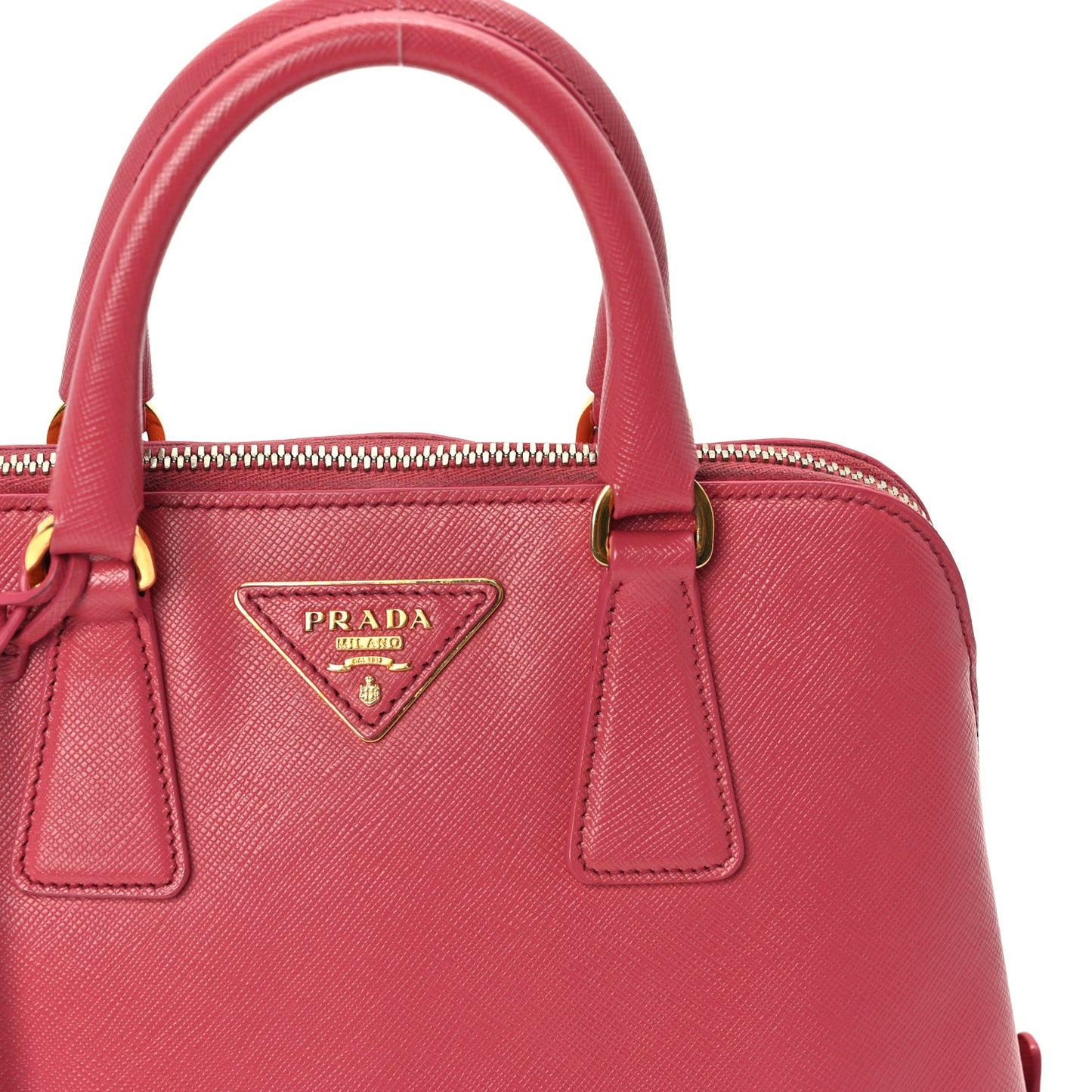Saffiano Vernice Small Promenade Tote  Peonia