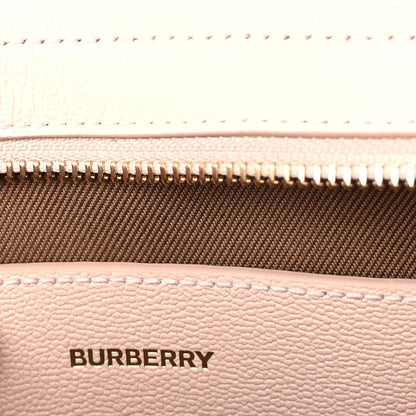 Burberry Calfskin Mega Check Mini Banwell Tote Pale Cameo 5 of 8