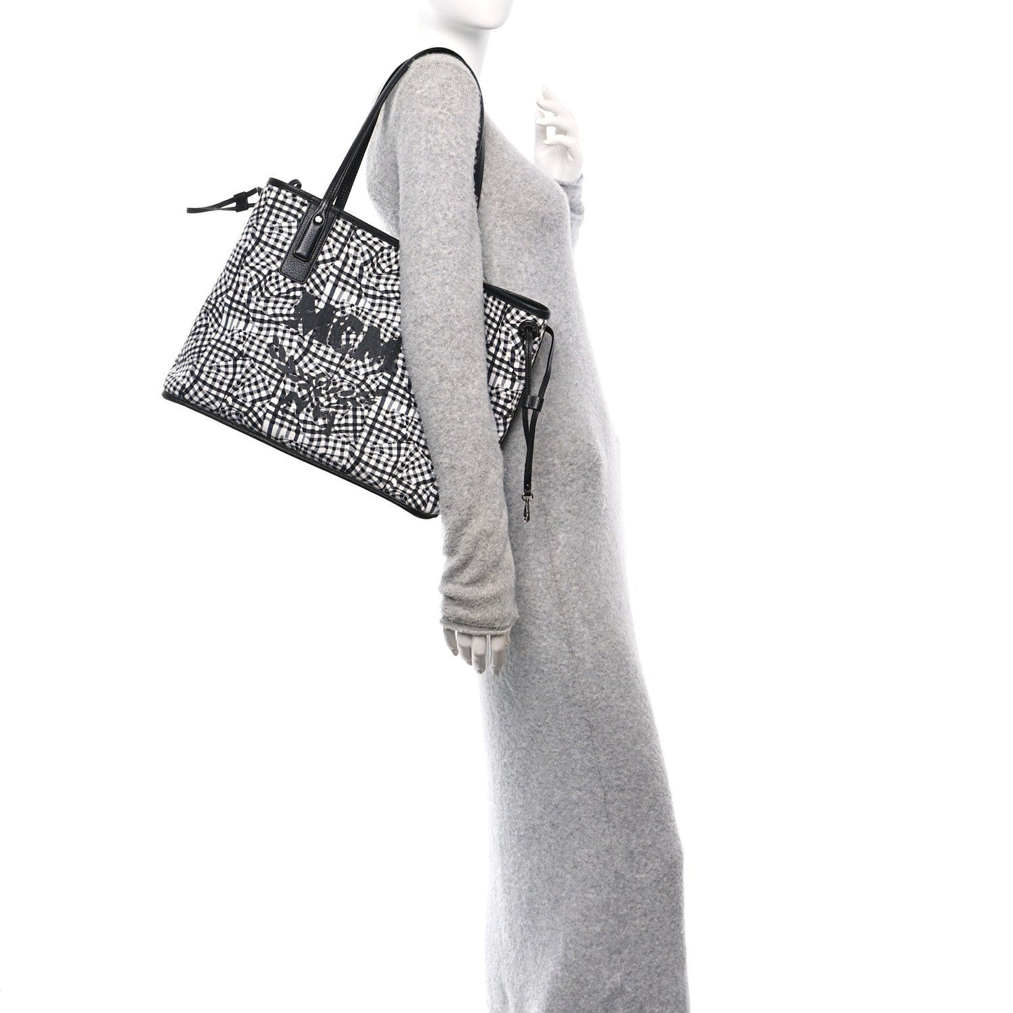 Visetos Large Liz Reversible Shopper Tote Black