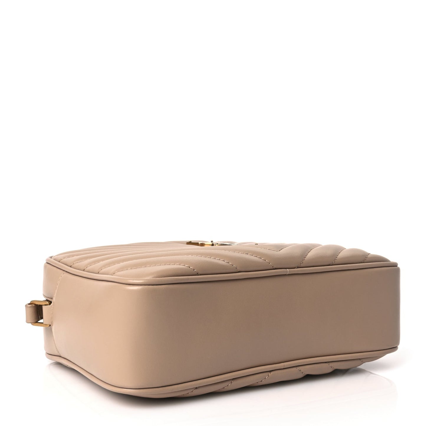 Calfskin Matelasse Monogram Lou Camera Bag Dark Beige