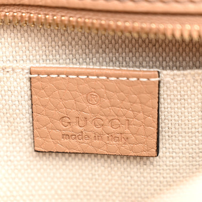 Gucci Pebbled Calfskin Small Soho Disco Bag Camelia 6 of 11