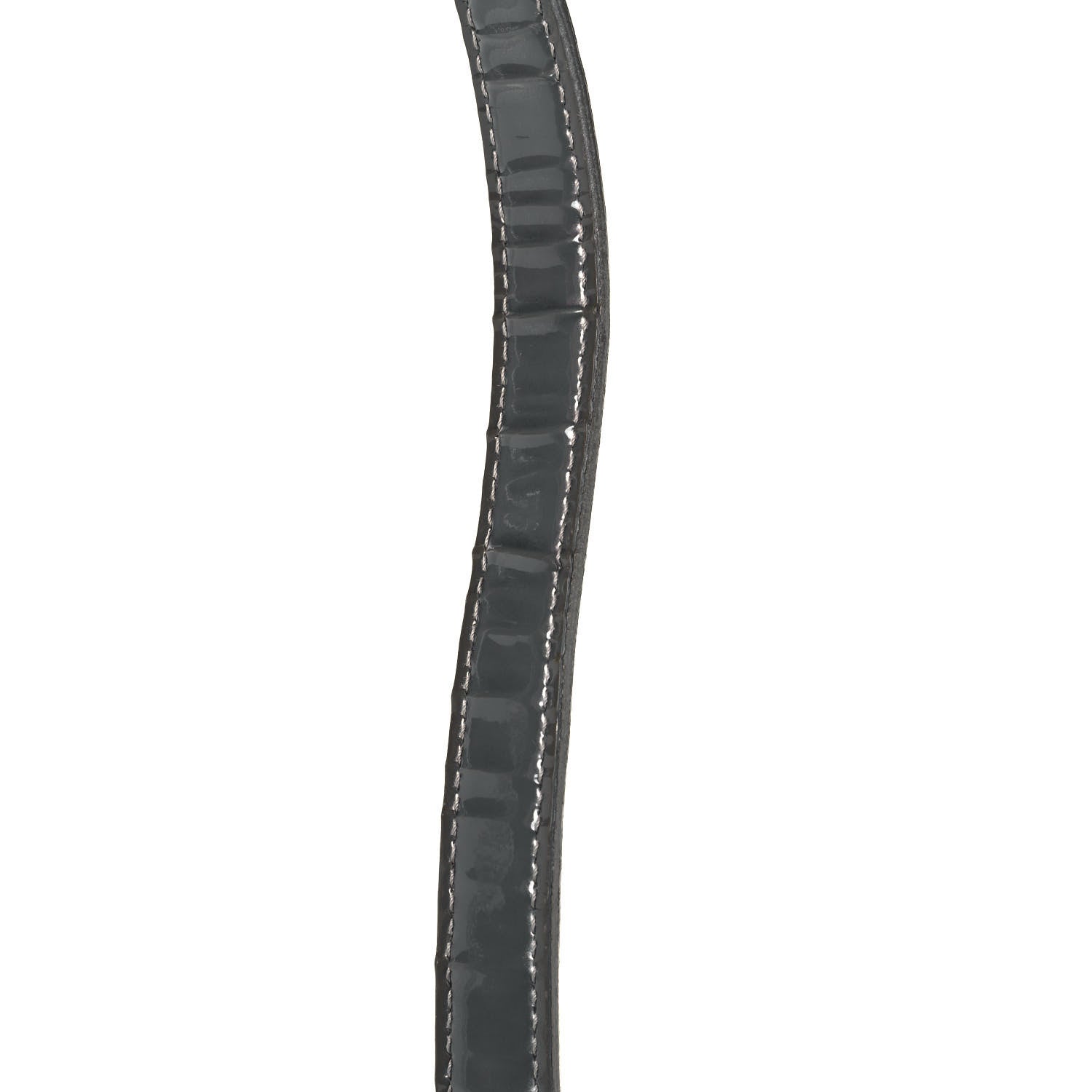 Christian Dior Metallic Patent Micro-Cannage Small Diorama Flap Bag Silver 16 of 18