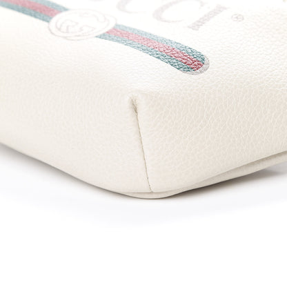 Gucci Grained Calfskin Small Logo Belt Bag White 9 of 9