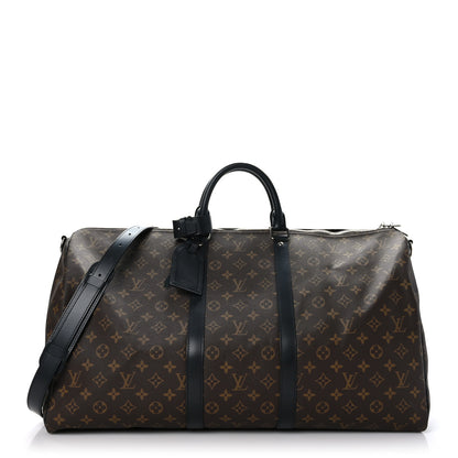 Louis Vuitton Monogram Macassar Keepall Bandouliere 55 1 of 11