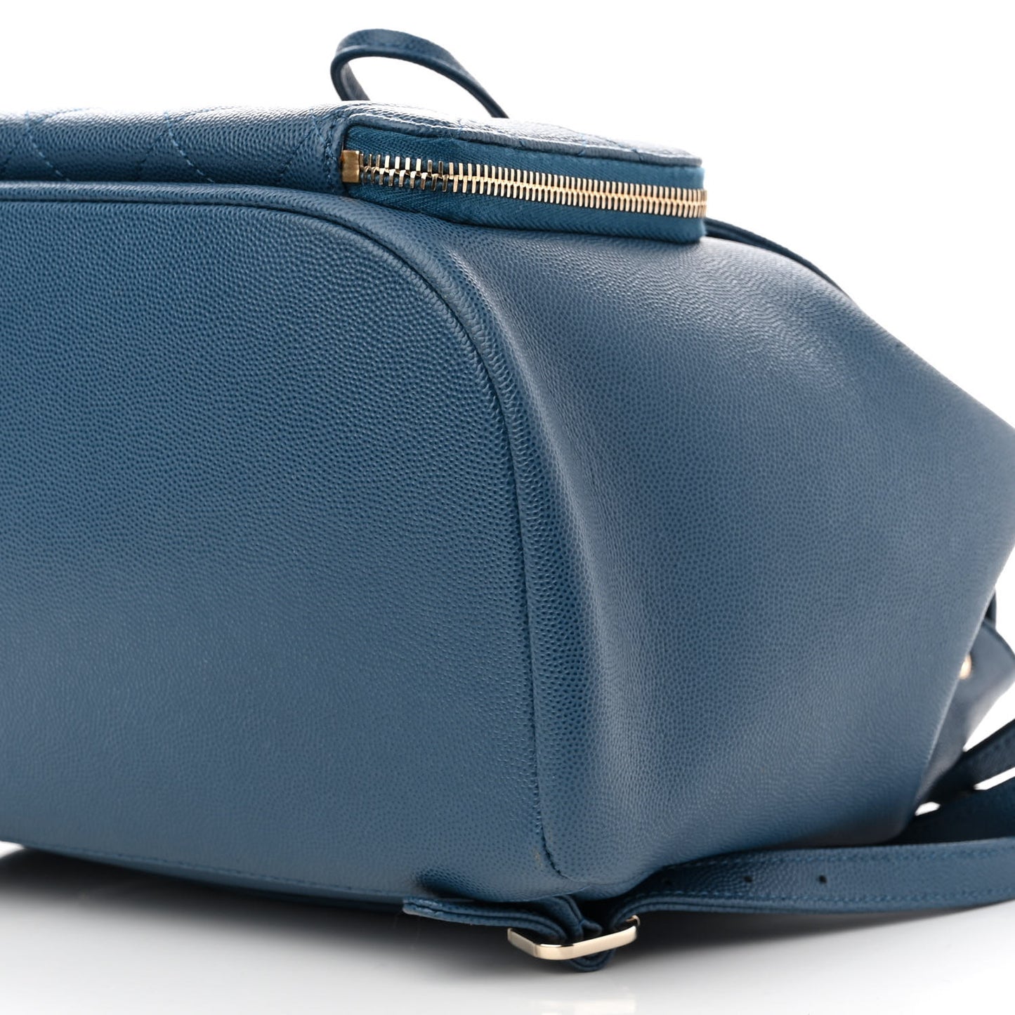 Caviar Quilted Business Affinity Backpack Blue