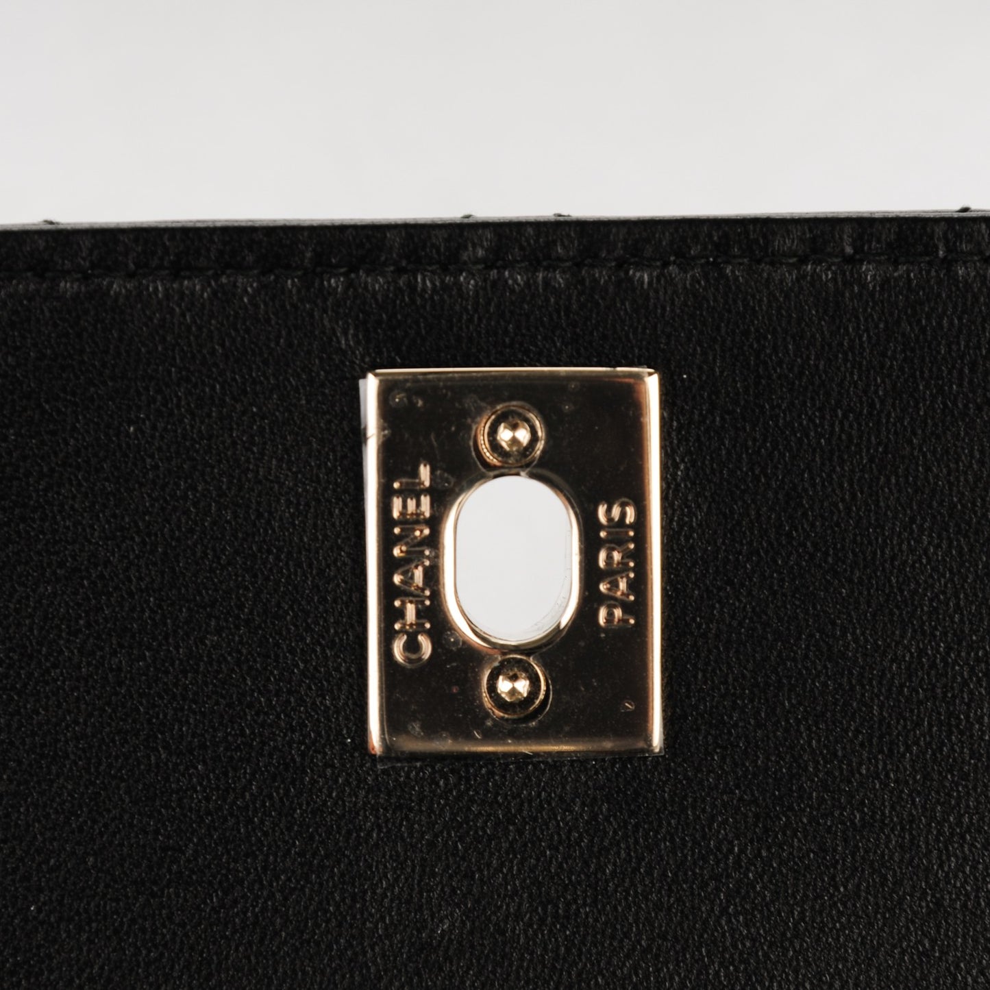 Lambskin Quilted Trendy CC Phone Holder Black