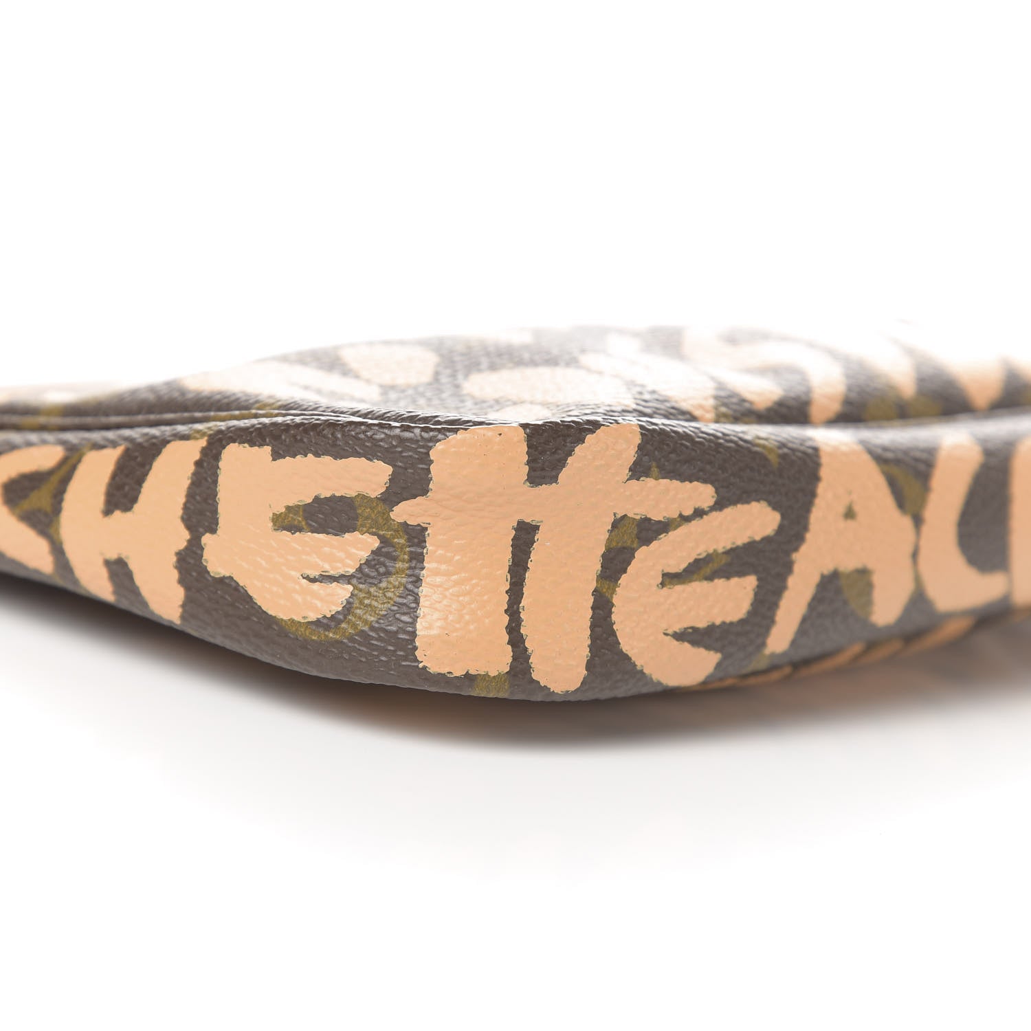 Louis Vuitton Monogram Graffiti Pochette Accessories Peach 8 of 11