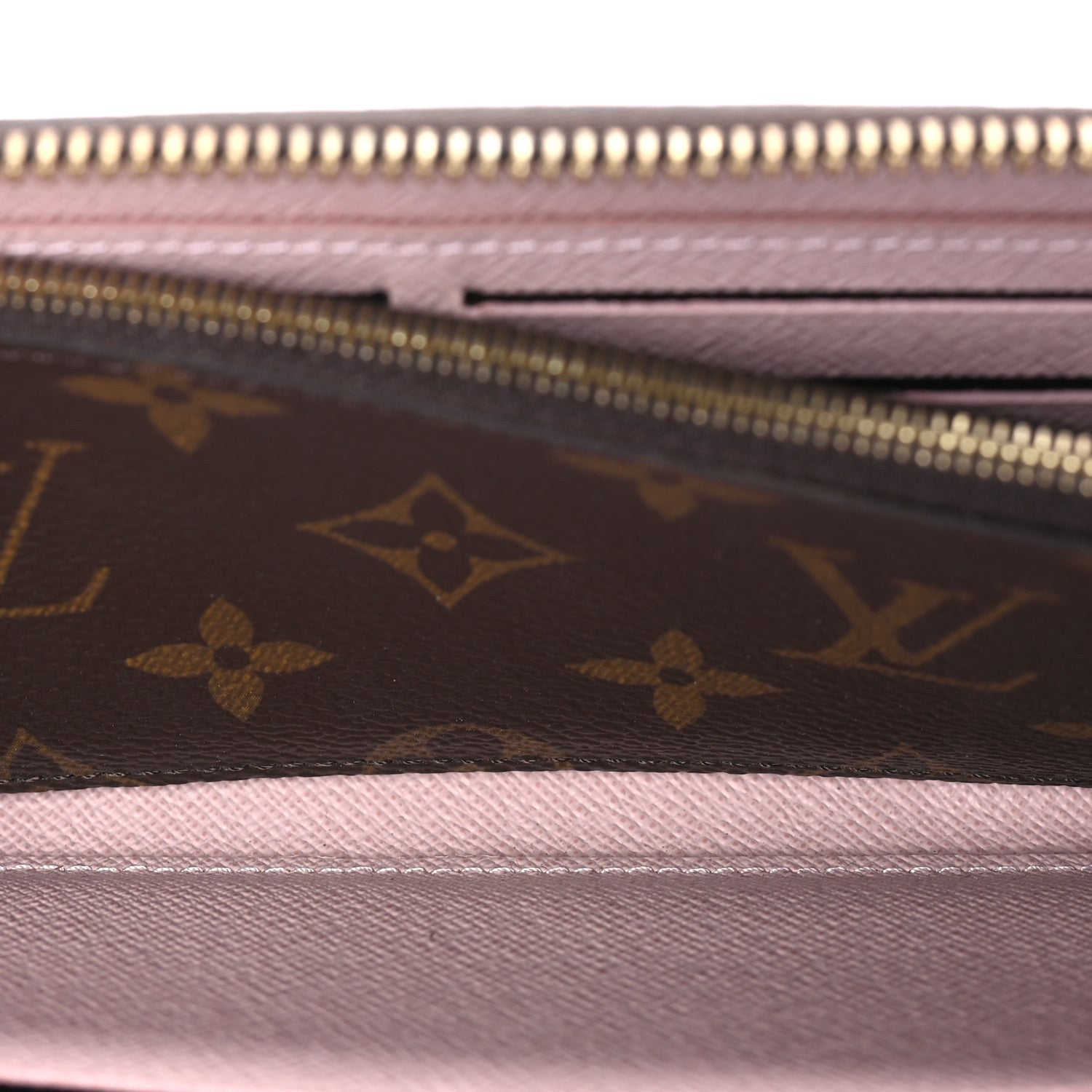 Louis Vuitton Monogram Clemence Wallet Rose Ballerine 6 of 7
