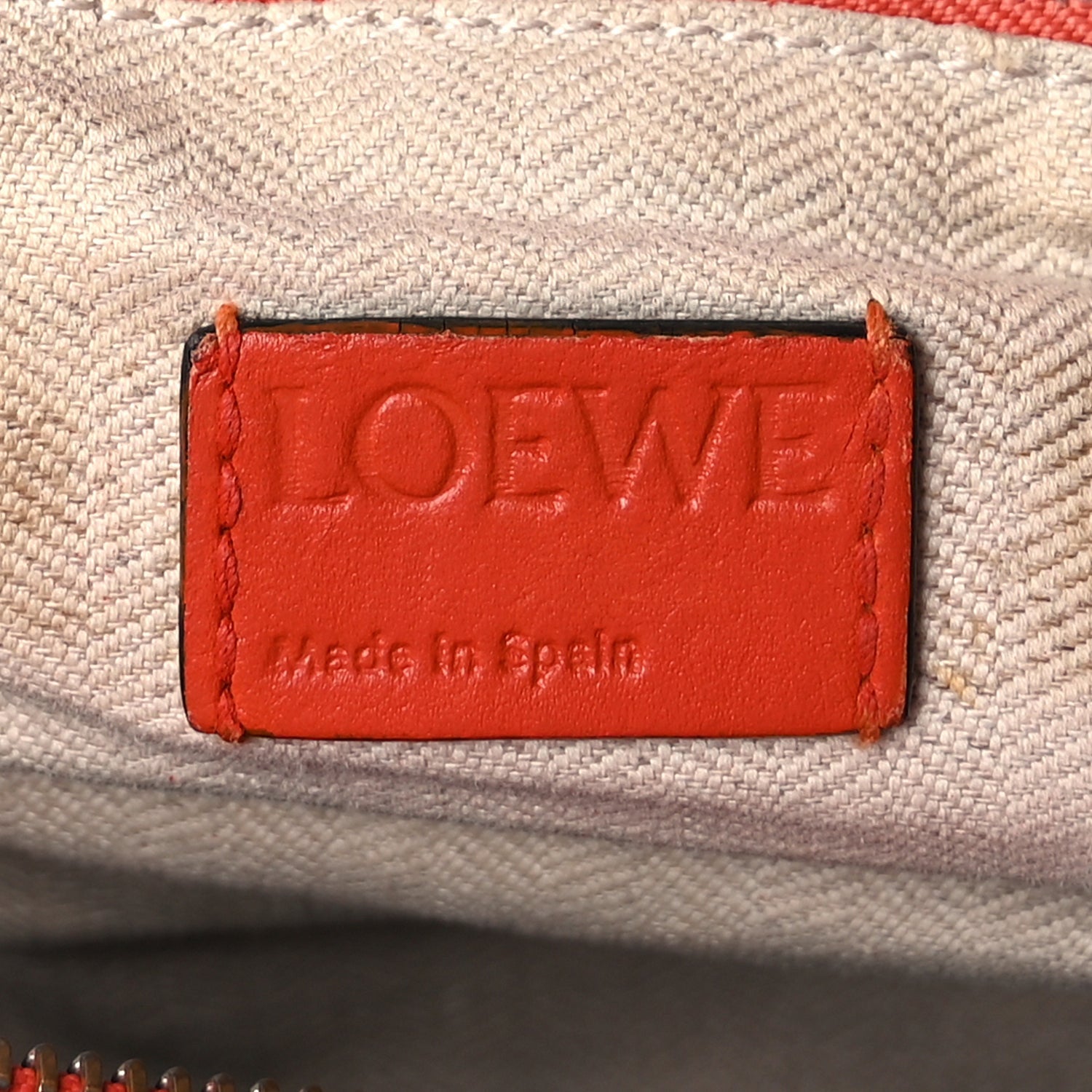 Loewe Calfskin Medium Puzzle Bag  Orange 10 of 16