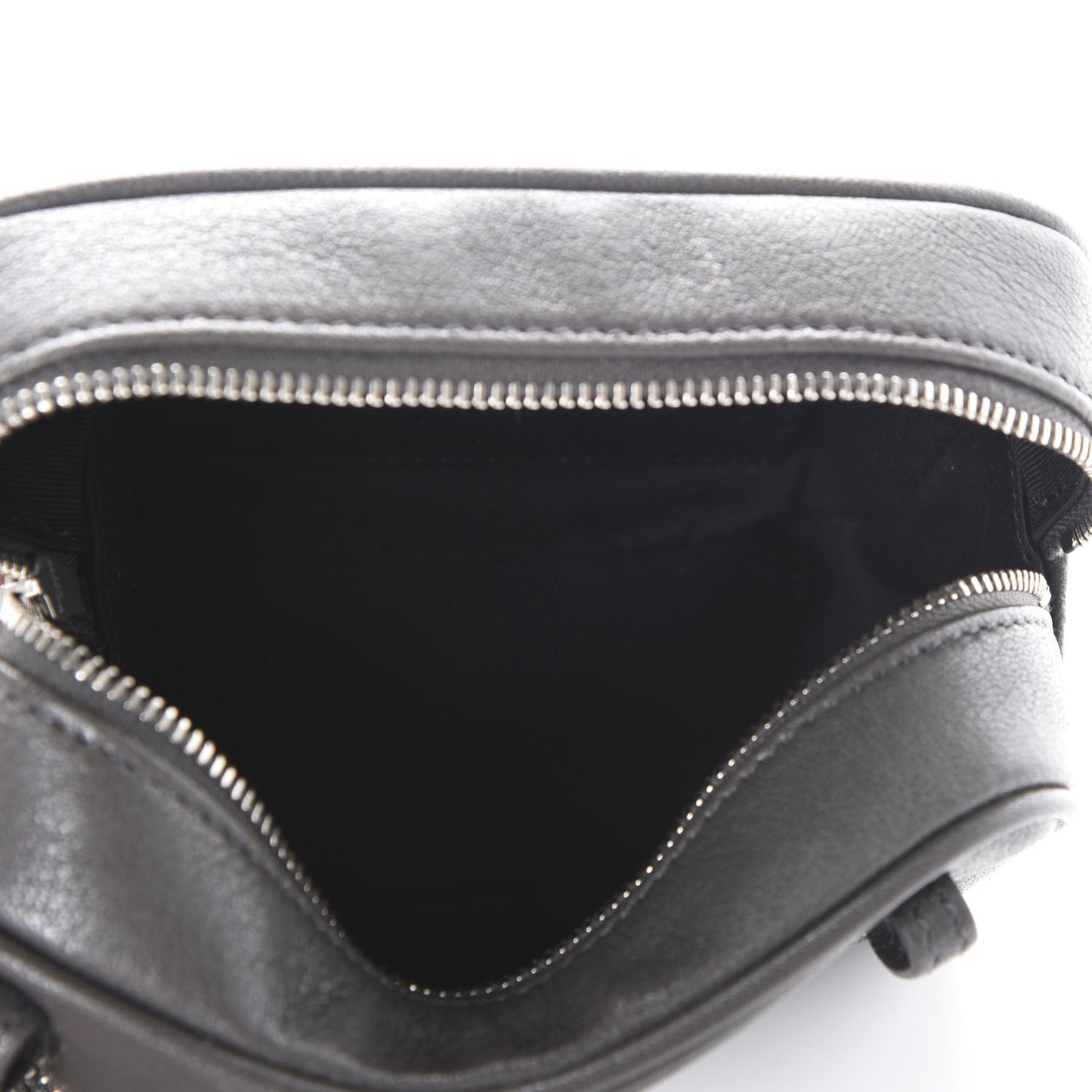 Lambskin Monogram Lou Belt Bag Asphalt