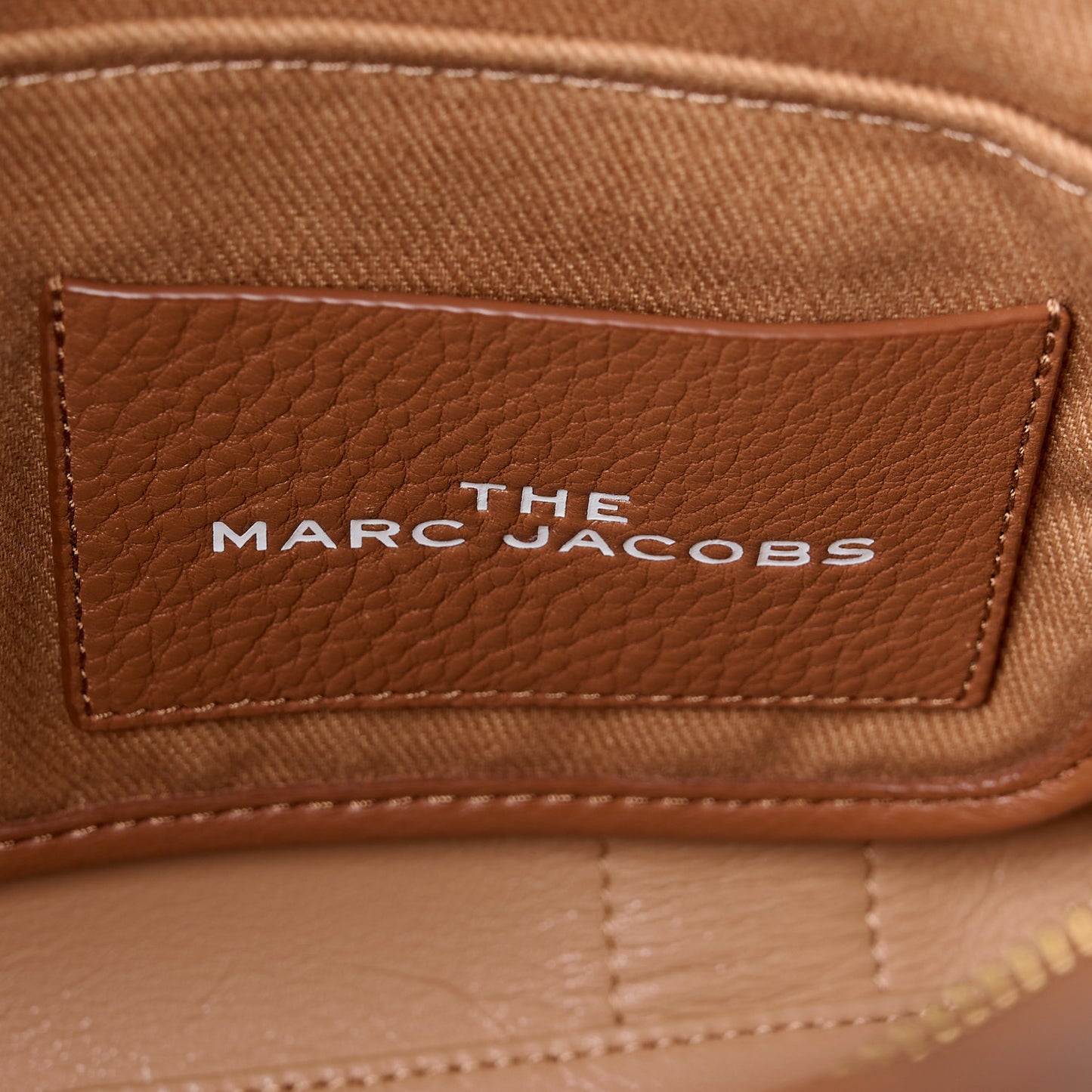 Grained Calfskin Mini The Tote Bag Argan Oil