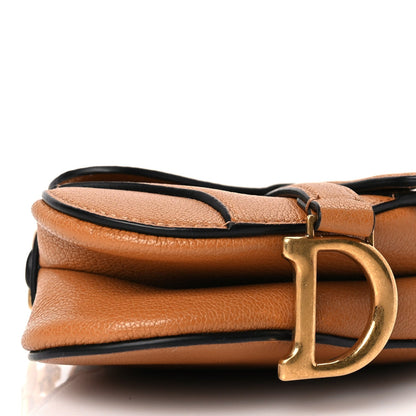 Christian Dior Goatskin Micro Saddle Bag Camello 7 of 8