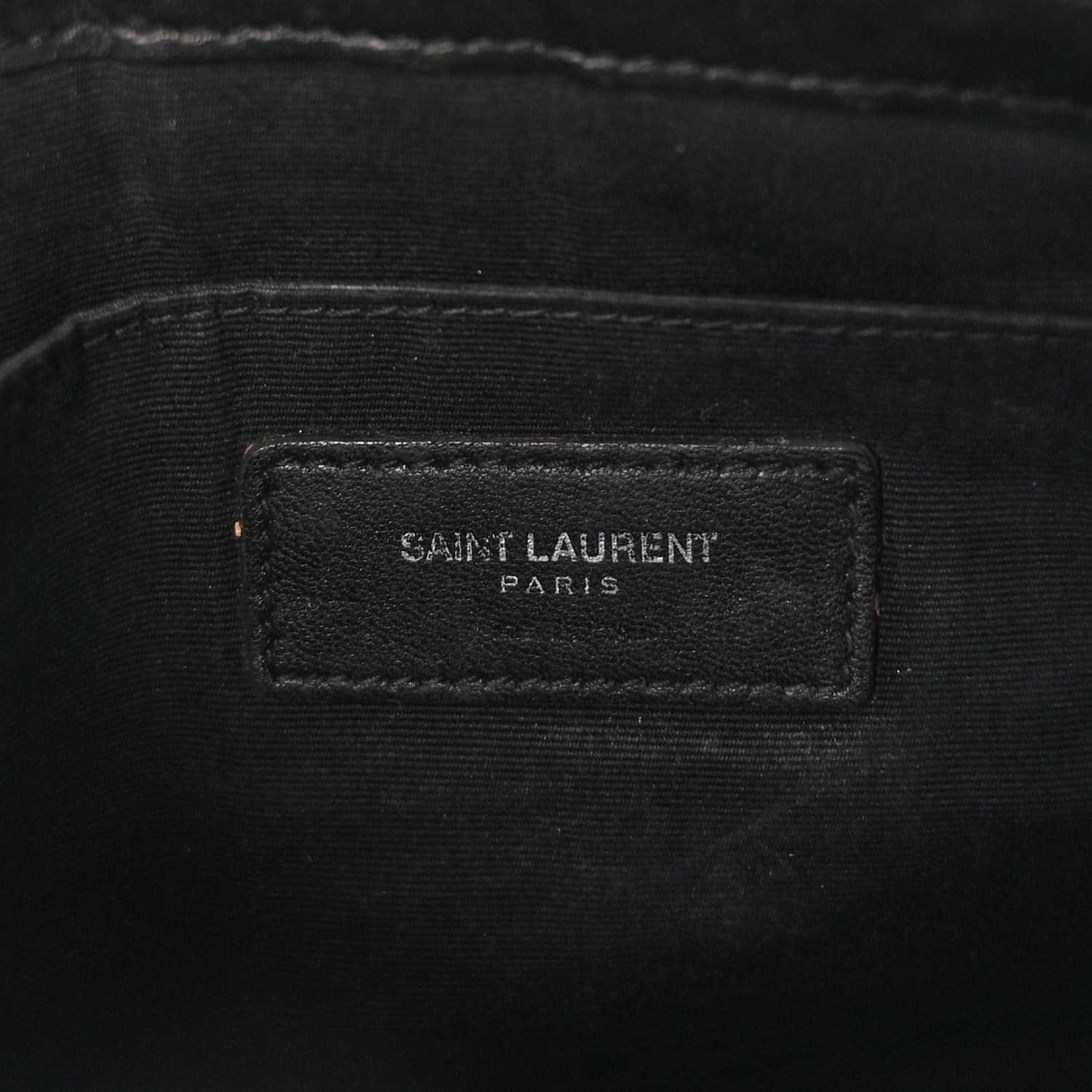 Saint Laurent Calfskin Teen Monogram Crossbody Bag Black 5 of 8